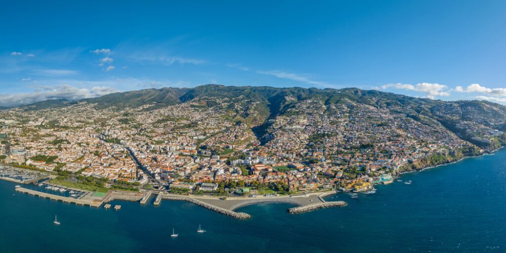 Madeira towns in map